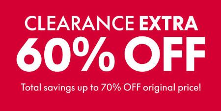 Extra 60% off Clearance