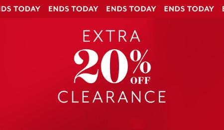 Extra 20% Off Clearance