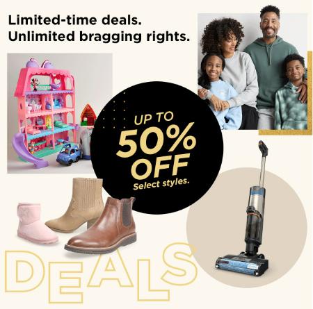 Up to 50% Off Select Styles