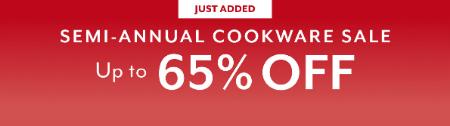 Semi-Annual Cookware Sale Up to 65% Off