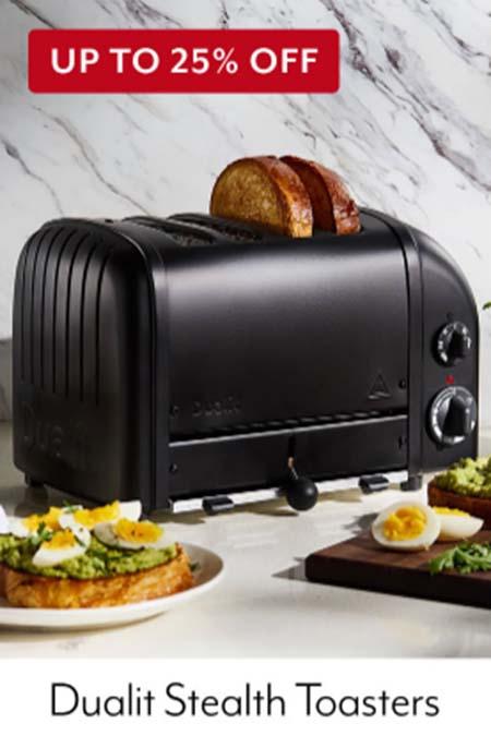 Up to 25% Off Dualit Stealth Toasters