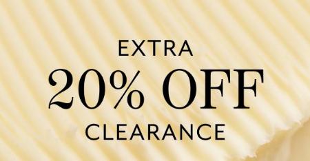 Extra 20% Off Clearance