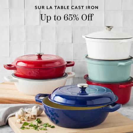 Sur La Table Cast Iron Up to 65% Off