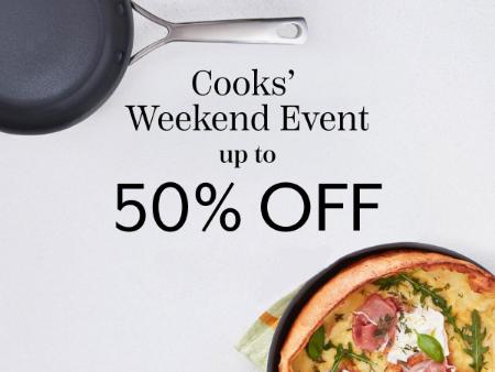 Cooks' Weekend Event Up to 50% Off