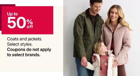 Up to 50% Off Coats and Jackets