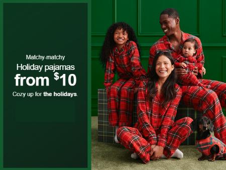 Holiday Pajamas From $10