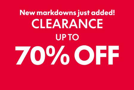 Clearance Up to 70% off