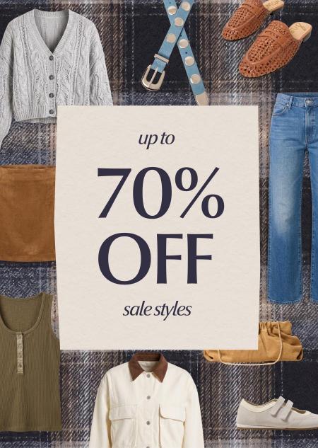 Up to 70% Off Sale Styles