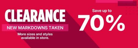 Clearance Save Up to 70%