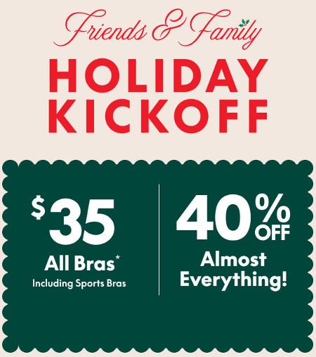 Our Friends & Family Event Is On