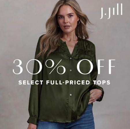 30% OFF* SELECT FULL-PRICED TOPS