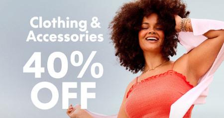 40% off Clothing and Accessories