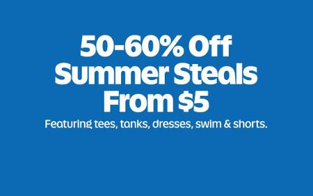 50-60% off Summer Steals