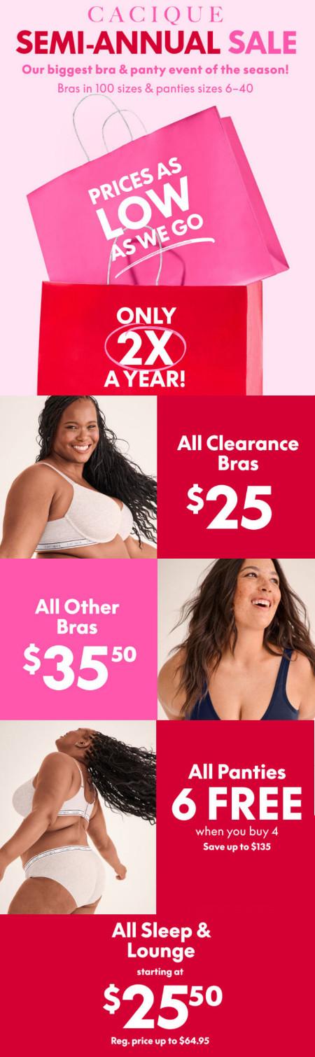 Cacique Semi-Annual Sale