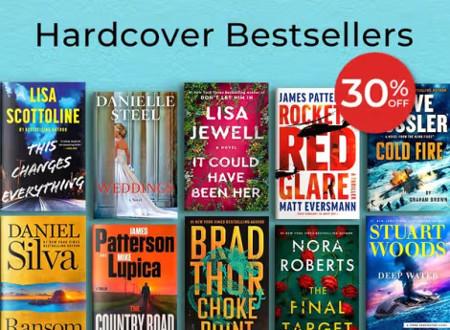 Hardcover Bestsellers 30% off