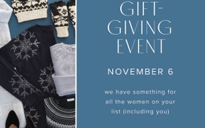 J.Jill Holiday Gifting Event!