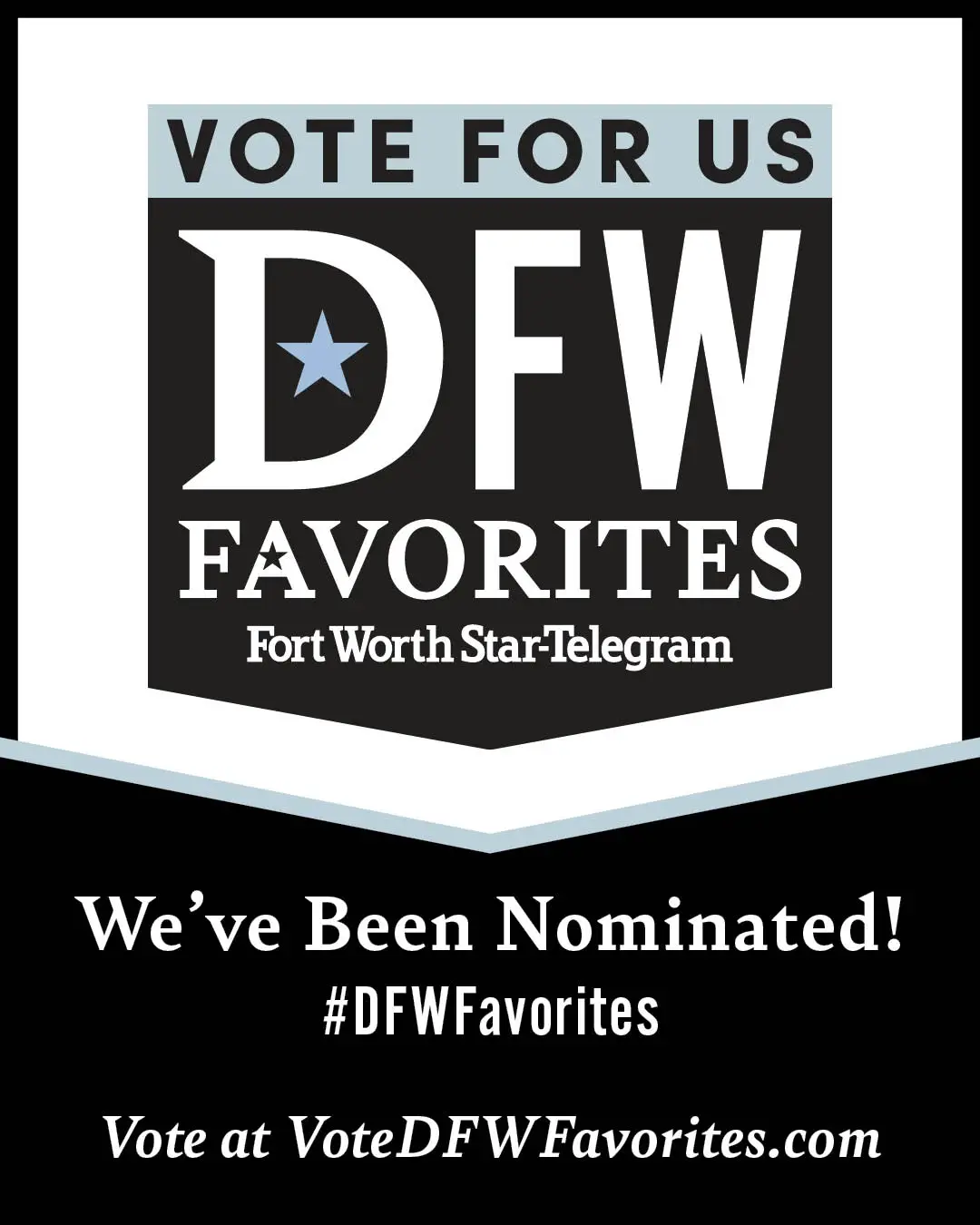 DFW Favorites - Vote for us! 