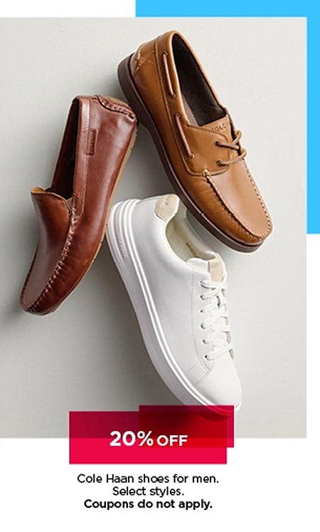 20% Off Cole Haan Shoes For Men