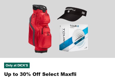Up to 30% Off Select Maxfli