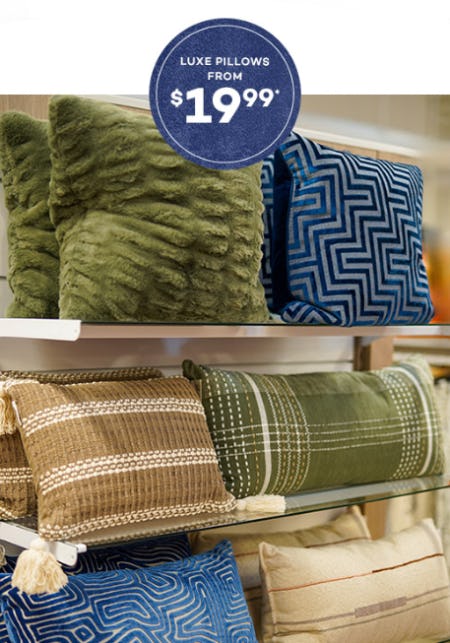 Luxe Pillows From $19.99