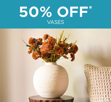 50% Off Vases