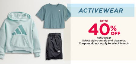 Activewear Up to 40% Off