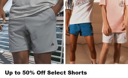Up to 50% Off Select Shorts