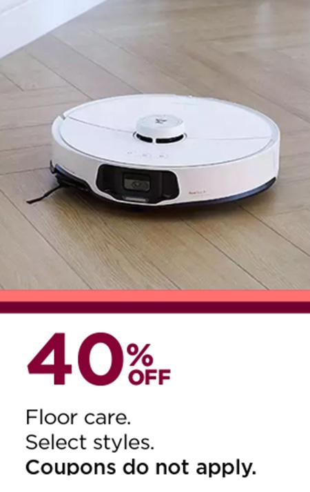 40% Off Floor Care