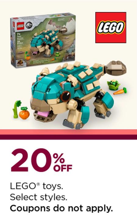 20% Off LEGO Toys