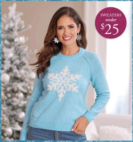 Under $25 Sweaters
