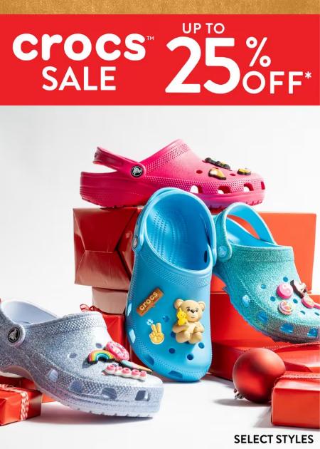 Crocs Sale Up to 25% Off