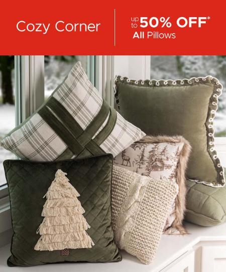 Up to 50% Off All Pillows