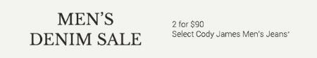 Men's Denim Sale