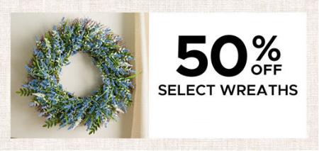 50% Off Select Wreaths