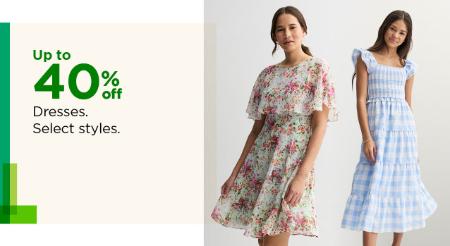 Up to 40% Off Dresses