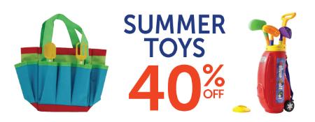 40% Off Summer Toys