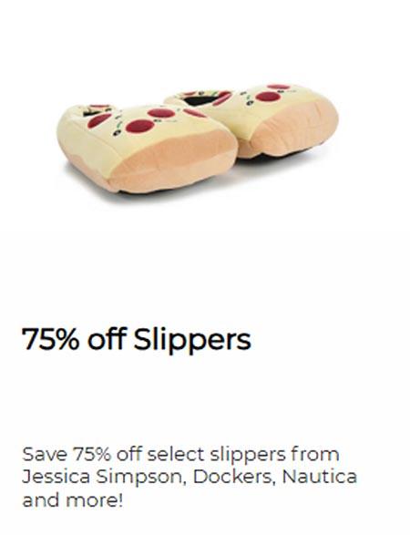 75% Off Slippers