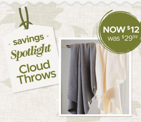 Cloud Throws Now $12