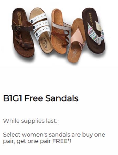 B1G1 Free Sandals