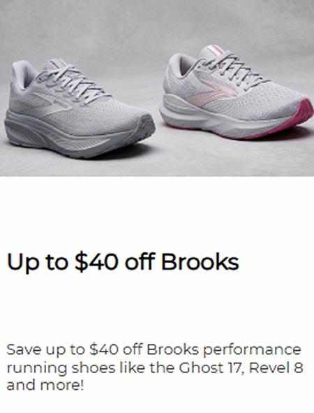 Up to $40 Off Brooks
