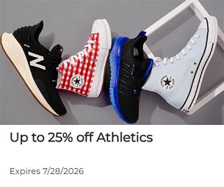 Up to 25% Off Athletics
