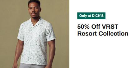 50% Off VRST Resort Collection