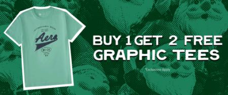 Graphic Tees: Buy 1, Get 2 Free