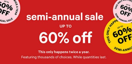 Semi-Annual Sale