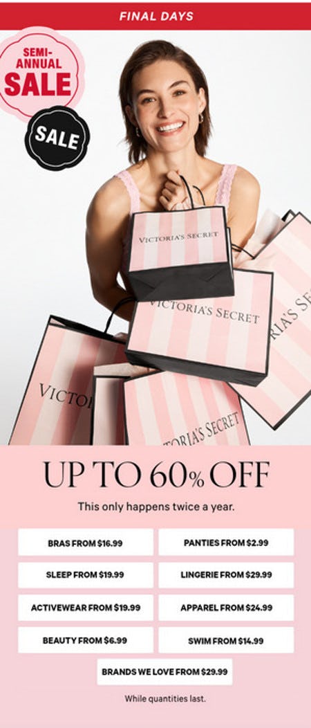 Semi-Annual Sale: Up to 60% off