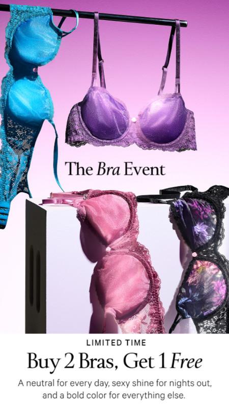 Buy 2 Bras, Get 1 Free