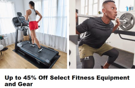 Up to 45% Off Select Fitness Equipment and Gear