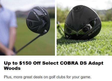 Up to $150 Off Select COBRA DS Adapt Woods