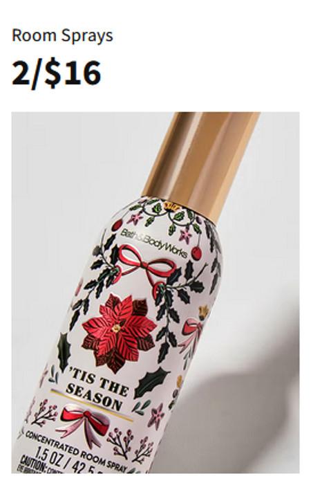 Room Sprays 2 for $16