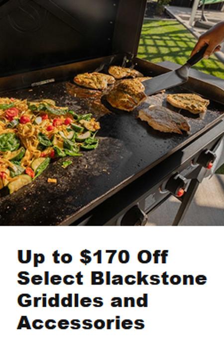 Up to $170 Off Select Blackstone Griddles and Accessories
